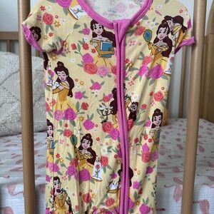 Little Sleepies Princess Belle Shorty Zippy